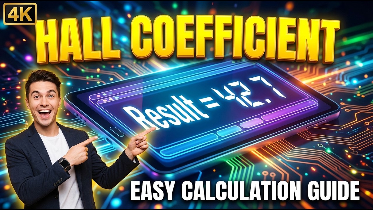 Hall Coefficient Interactive Calculator