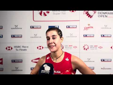Carolina Marin at the Denmark Open 2023