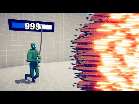 ZOMBIE SENSEI vs EVERY GOD WITH HEALTHBARS - TABS | Totally Accurate Battle Simulator