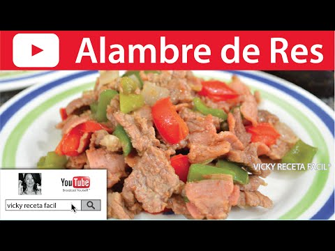 ALAMBRE DE RES | Vicky Receta Facil Video