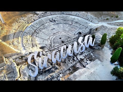 Siracusa in Sicily, Syracuse birthplace of Archimedes | 4K Drone Vid