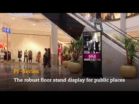 PF-55H 55-Inch Freestanding Digital Kiosk Display | AG Neovo Global	