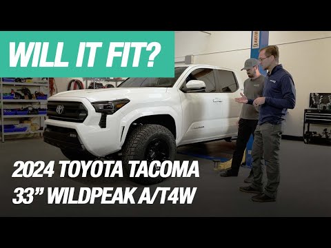 The biggest A/T4W on a 4th Gen Taco with no lift. Will it Fit?