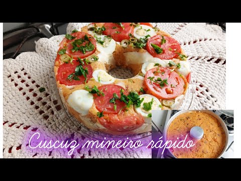 🌽 CUSCUZ MINEIRO TRADICIONAL DO VALE DO JEQUITINHONHA-MG | RÁPIDO, FÁCIL E DELICIOSO!