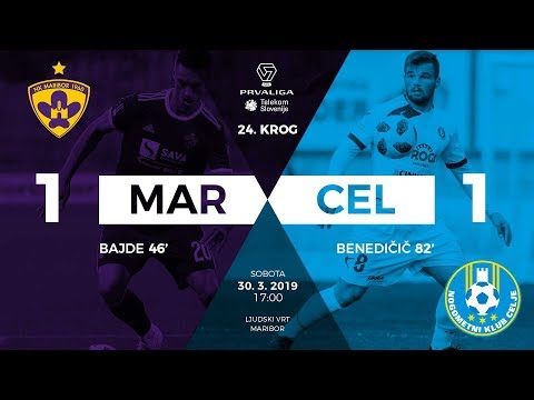 24.krog: Maribor - Celje 1:1 ; Prva liga Telekom Slovenije 2018/2019
