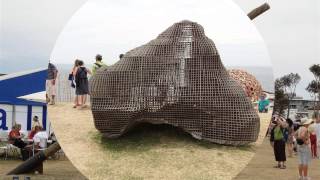 Sculptures by the sea Australia