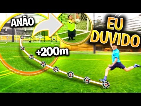 FAZER GOL EM UM ANÃO A 200 METROS DE DISTÂNCIA!!! feat. Tarobinha - EU DUVIDO! #36
