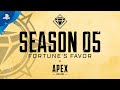 Apex Legends - Season 5: Fortune’s Favor Gameplay Trailer | PS4