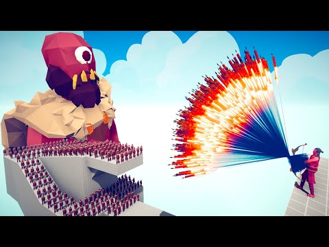 100x CYCLOPS and GIANT CYCLOPS Vs 2X EVERY GODS - Totally Accurate Battle Simulator TABS