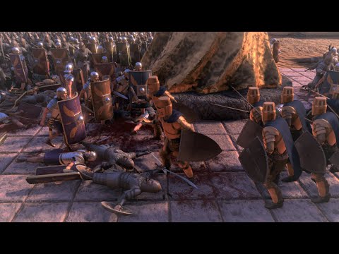 9,000 Persians, Romans & Heavy Knights vs. 120 Golden Knights  Ultimate Epic Battle Simulator  UEBS