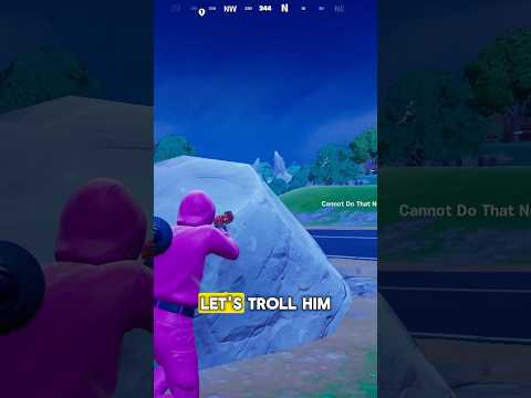 streamer trolls with Infinite Shockwave Glitch (Hyperburst Pistol) #glitch #fortnite #streamer