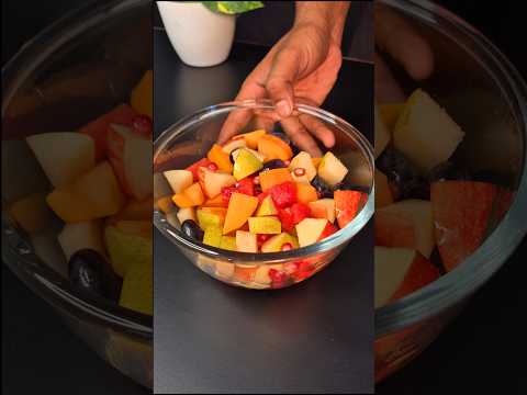 Fruit salad recipe #protein #salad #gym #healthyfood #workout