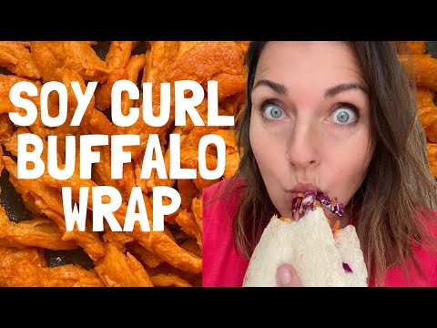 Buffalo Style Soy Curl Wrap