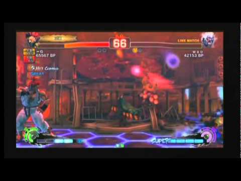 SSF4 AE: -6 (Akuma) vs wao (Oni)