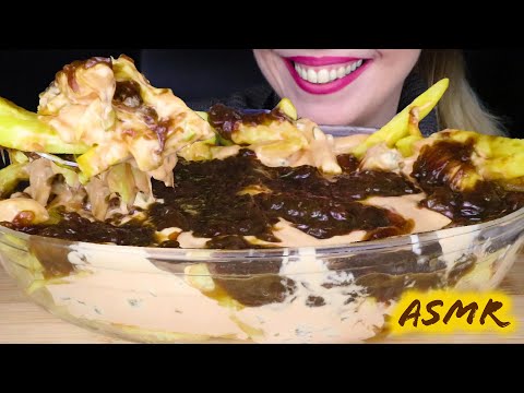HOMEMADE ANIMAL STYLE FRIES 🍟 (In-N-Out Copycat) | No Talking | ASMR Mukbang - 먹방 | Eating Sounds