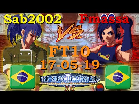 KOF 2002 - LeonaSabaozinho vs Fmassa FT10 [17-05-19]