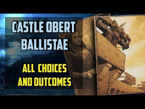 Castle Obert Ballistae All choices - Thronebreaker the Witcher Tales - (Enemy Line)