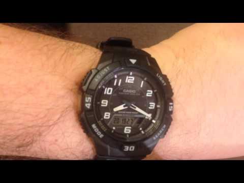 Jak ustawić czas w zegarku CASIO AQ-S800w 1BV
