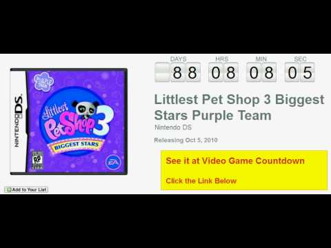 Littlest Pet Shop Biggest Stars : Purple Team Nintendo DS