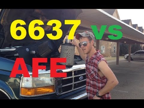 AFE vs NAPA 6637 Air Filters