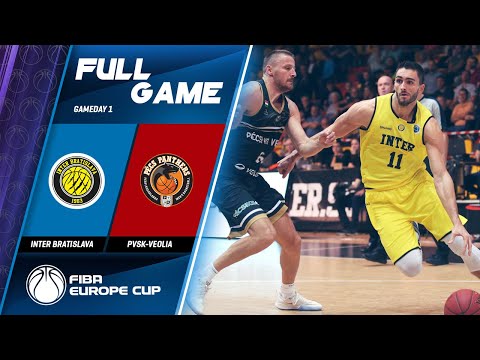 Inter Bratislava v PVSK-Veolia - Full Game - FIBA Europe Cup 2019-20