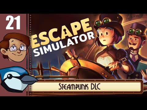 Let's Play Escape Simulator Co-op Part 21 - Steampunk: Engine Room & Greenhouse