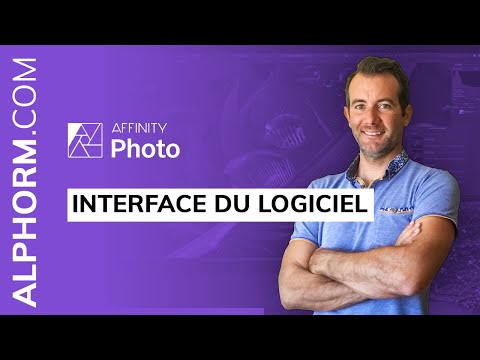 Interface du logiciel Affinity Photo Vidéo Tuto