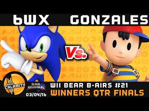 WBB #21 | Circa 6WX (Corin, Sonic) vs The Great Gonzales (Ness) - Winners Qtf Finals - Smash 4 Wii U