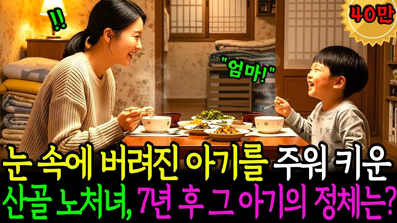 눈 속에 버려진 아기를 주워 키운 산골 노처녀, 7년 후 그 아기의 정체가 밝혀지는데...ㅣ노후사연ㅣ감동사연ㅣ오디오드라마ㅣ