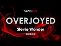 Overjoyed - Stevie Wonder karaoke