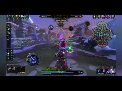 Smite New Character Atlas support Op best guardian so far Duo Lane!!