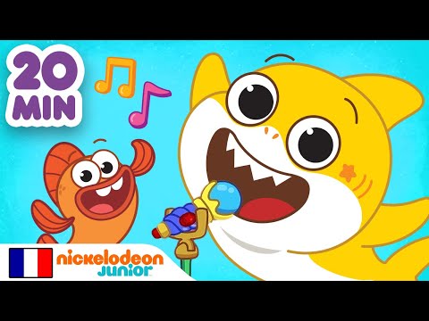 Baby Shark | 20 MINUTES des meilleures chansons de Baby Shark | Nick Jr.