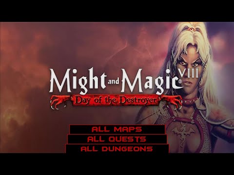 Might and Magic VIII: Day of the Destroyer | 100% Full Game | Longplay Walkthrough No Commentary