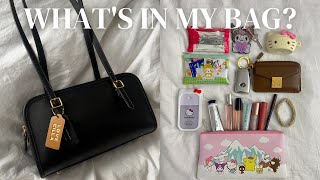 what's in my bag ♡ | coach swing zip re-edition 1998