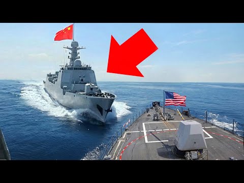 Chinese Ship Gets TOO CLOSE to US Navy Destroyer – BIG MISTAKE