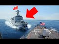 Chinese Ship Gets TOO CLOSE To US Navy Destroyer BIG MISTAKE