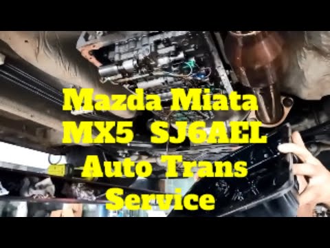 Mazda MX5 Miata SJ6AEL How Service & Adjust Transmission 6 Speed Automatic Adjust Regulator Valve
