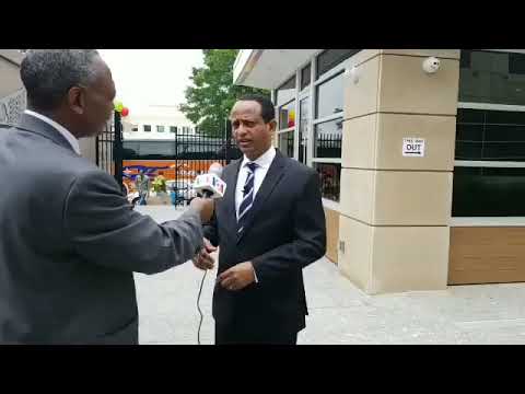 Ethiopian Ambassador to US, H.E. Ambassador Fitsum Arega VOA Interviews at the occasion of the Passport DC "Around the World Embassy Tour day".