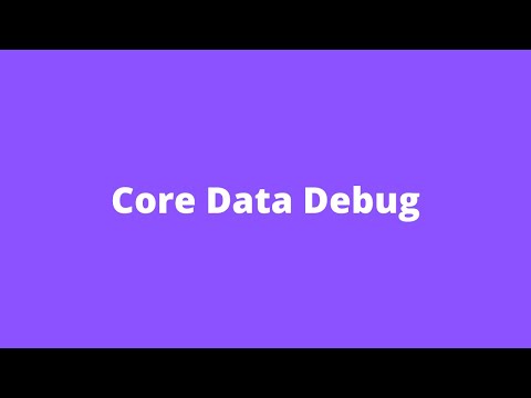 Core Data Debug Flags and SQLite