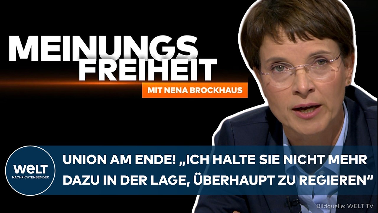 BUNDESREGIERUNG: Regierungsunfähig! Frauke Petry rechnet hart mit der Union ab! | MEINUNGSFREIHEIT
