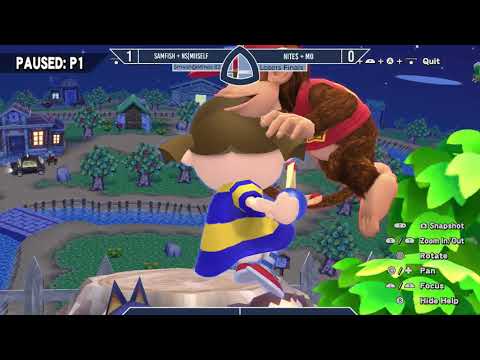 Sm4sh@Mines 82 - SAMFISH + NS|Miiself Vs. Nite$ + Mo - Doubles Losers Finals