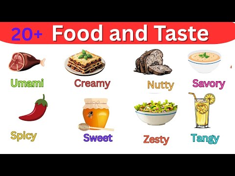 20+ English Food Adjectives: Describe Taste & Texture Easily | Learn English Vocabulary : 