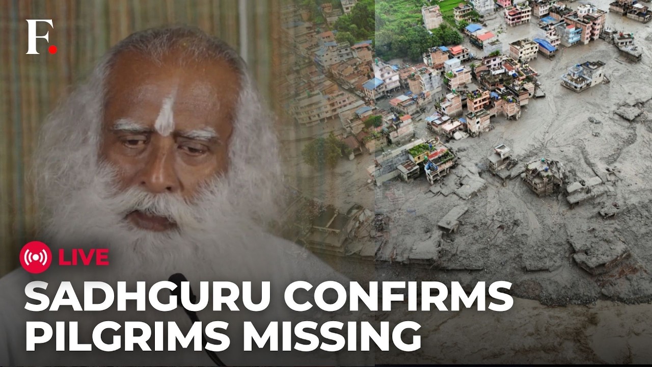 LIVE: Teary-Eyed Sadhguru Confirms 80 Kailash Pilgrims Missing After Tibet Flash Flood