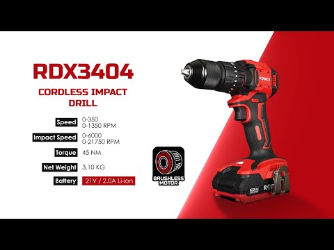 RDX3404 Akülü Darbeli Matkap