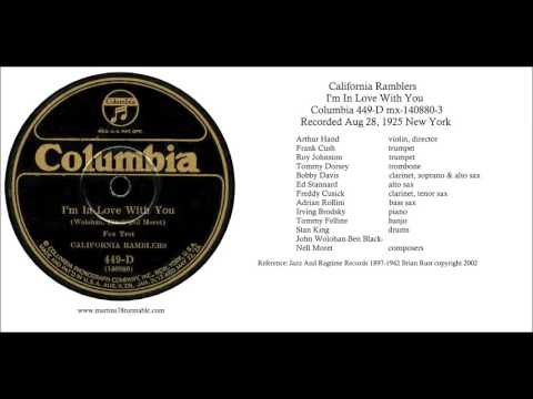 I'm In Love With You - California Ramblers