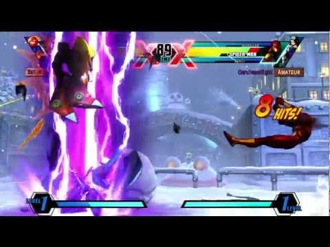 Ultimate Marvel vs Capcom 3 (PS3) -- Non-Ranked Matches 255 - H, H, H, H...
