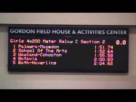 SOTA Girls 4x200m Relay Time - Section 2