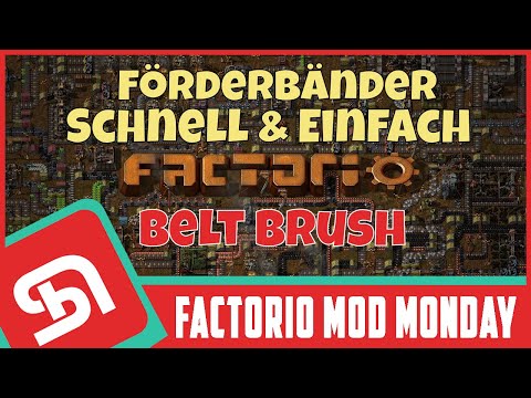Die besten Factorio Mods | Belt Brush (Schnelles platzieren von Transportbändern)