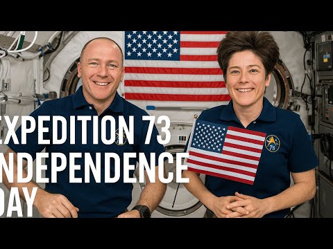 NASA Astronauts Celebrate 4th of July from Space | Expedition 73 Independence Day Message