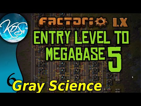 Factorio 1.X Entry Level to Megabase 5 - 6 - GRAY SCIENCE, MILITARY SCIENCE! - Guide, Tutorial
